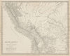 PERU, BOLIVIA & part of Brazil. Indian tribes. Bolivian Litoral. SDUK 1844 map