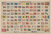 National Flags. Ionian islands. Russian American Co. Siam Moorish. COLTON 1863