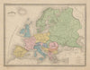 Europe Ancienne. Ancient Europe. Tribes. MALTE-BRUN c1871 old antique map