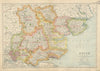 ESSEX. Showing Parliamentary divisions, parks & boroughs. BACON 1934 old map