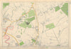 NE LONDON Woodford Bridge Fairlop Chigwell Barkingside Hainault. BACON 1934 map