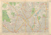 N LONDON Finsbury Park Holloway Highgate Stoke Newington Camden. BACON 1934 map