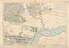 EAST HAM BARKING Plaistow Royal Docks Beckton North Woolwich. BACON 1934 map