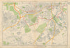 MERTON MORDEN NEW MALDEN Worcester Raynes Cottenham Motspur Park. BACON 1934 map