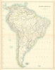 South America. Railways Brazil Bolivia Peru Chile Argentina BARTHOLOMEW 1898 map