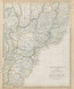 SOUTH BRAZIL with PARAGUAY & URUGUAY. Bahia Minas Gerais Sao Paolo SDUK 1844 map