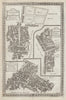 Coleman St Basshishaw Portsoken Cripplegate Wards. City/London THORNTON 1784 map