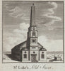 St. Luke's church, Old Street. John James / Hawksmoor. SMALL. THORNTON 1784