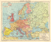 SECOND WORLD WAR. Nazi-Germany Axis Occupied Europe. Divided Poland 1943 map