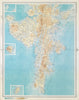 SHETLAND ISLANDS SOUTH. Mainland Lerwick Foula Fair Isle Bressay. LARGE 1895 map