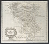Derbyshire. 'DARBY SHIRE' by ROBERT MORDEN. Shows Peak District 1695 old map