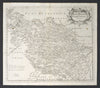 WEST RIDING OF YORKSHIRE. by ROBERT MORDEN from Camden's Britannia 1722 map
