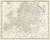Europe by Arrowsmith & Lewis 1812 old antique vintage map plan chart