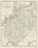 Russia in Europe by Arrowsmith & Lewis. Ukraine & Baltic States 1812 old map