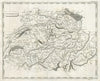 Switzerland by Arrowsmith & Lewis 1812 old antique vintage map plan chart