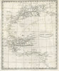 West Africa by Arrowsmith & Lewis 1812 old antique vintage map plan chart