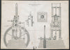 VICTORIAN ENGINEERING DRAWING High pressure steam engine, 16 inch cylinder 1847