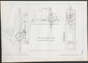 19C ENGINEERING DRAWING Radial drilling machine. J. Whitworth, Manchester 1847