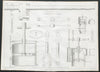 VICTORIAN ENGINEERING DRAWING HM Steam Frigate Dragon's engines detail 1847