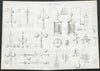 VICTORIAN ENGINEERING DRAWING Governors for steam engines & water wheels 1847