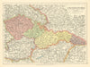 Czechoslovakia inc. Carpathian Ruthenia. Bohemia Moravia. STANFORD c1925 map