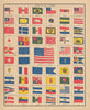 Flags of All Nations. Ionian Islands Siam Ireland Sandwich Islands. CRAM 1894