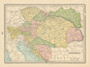 Austrian Empire. Hungary Transylvania Galicia Bohemia Moravia. CRAM 1894 map