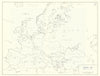 World War 1. Europe in 1914. General Map 1959 old vintage plan chart