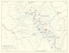 World War 1. Western Front. 20-22 August 1914 Battle of the Frontiers 1959 map