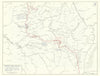 World War 1. Western Front 1915-1916. Attacks & Territorial Changes 1959 map