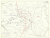 World War 1. Western Front 1915-1916. Battle of the Somme. Allied Gains 1959 map