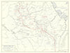 World War 1. Western Front Sept-Nov 1918. Allied Final Offensive 1959 old map
