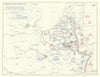 World War 2. Invasion of Belgium & Netherlands 1940. Forces/German plan 1959 map