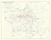 World War 2. Western Campaign 13-25 June 1940. Battle/Fall of France 1959 map
