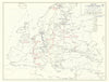 World War 2. July 1943-May 1945 Allied Gains. 1944 Finnish Campaign 1959 map