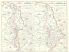 World War 2. Western Front 8 February-10 March 1945. Rhineland Campaign 1959 map