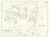 World War 2. North Africa. 14-22 February 1943 Battle of Kasserine Pass 1959 map