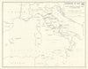 World War 2. Italian Campaign. Allied Advance January 1944-Jan 1945 1959 map