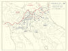 World War 2. Italian Campaign. 2-20 April 1945 Spring Offensive 1959 old map