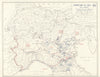 World War 2. Italian Campaign. 20-30 April 1945. The Pursuit 1959 old map