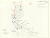 World War 2. Philippine Campaign. 23 Dec 1941 Japanese Landings. Luzon 1959 map