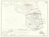 World War 2. Philippine Campaign 3-9 April 1942 Japanese Breakthrough 1959 map