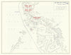 World War 2. Philippine Campaign. Early Jan 1945 Central Philippines 1959 map