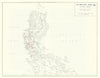 World War 2. Philippine Campaign. 31 January 1945 Luzon situation 1959 old map
