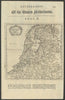 Holland & the other provinces of the United Netherlands by Herman Moll 1709 map