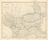 BALKANS. Northern Ottoman provinces. Wallachia Bulgaria Albania. SDUK 1845 map