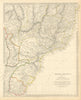 SOUTH BRAZIL PARAGUAY URUGUAY. Bahia Minas Gerais Sao Paolo. SDUK 1851 old map