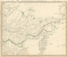 EASTERN SIBERIA. Kamtchatka Yakutia Chukotka Khabarovsk. Russia. SDUK 1844 map
