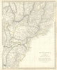 SOUTH BRAZIL PARAGUAY URUGUAY. Bahia Minas Gerais Sao Paolo. SDUK 1844 old map