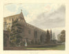 St. John's College, from the Garden. Ackermann's Oxford University 1814 print